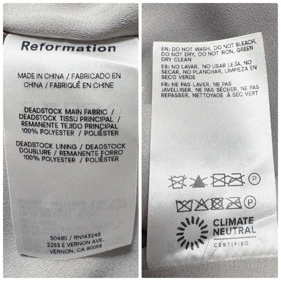 Reformation Frankie Sequin Midi Dress Gown in Silver Sequin - Picture 13 of 13